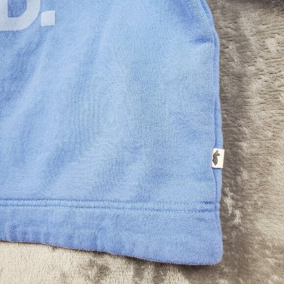 Cotopaxi Crop Hoodie Sweatshirt Light Blue Slogan Do Good Outdoor Nature Size L - Picture 6 of 9